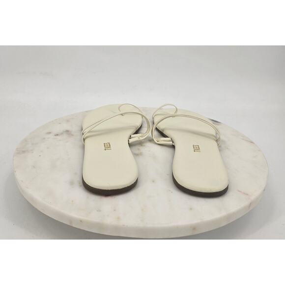 Tkees Leah Sandal in Cream - Picture 2 of 8